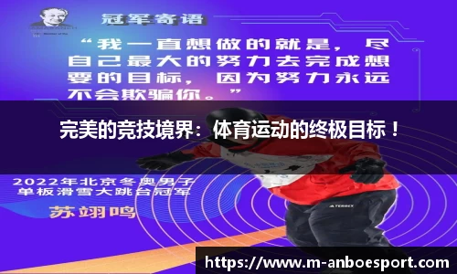完美的竞技境界：体育运动的终极目标 !